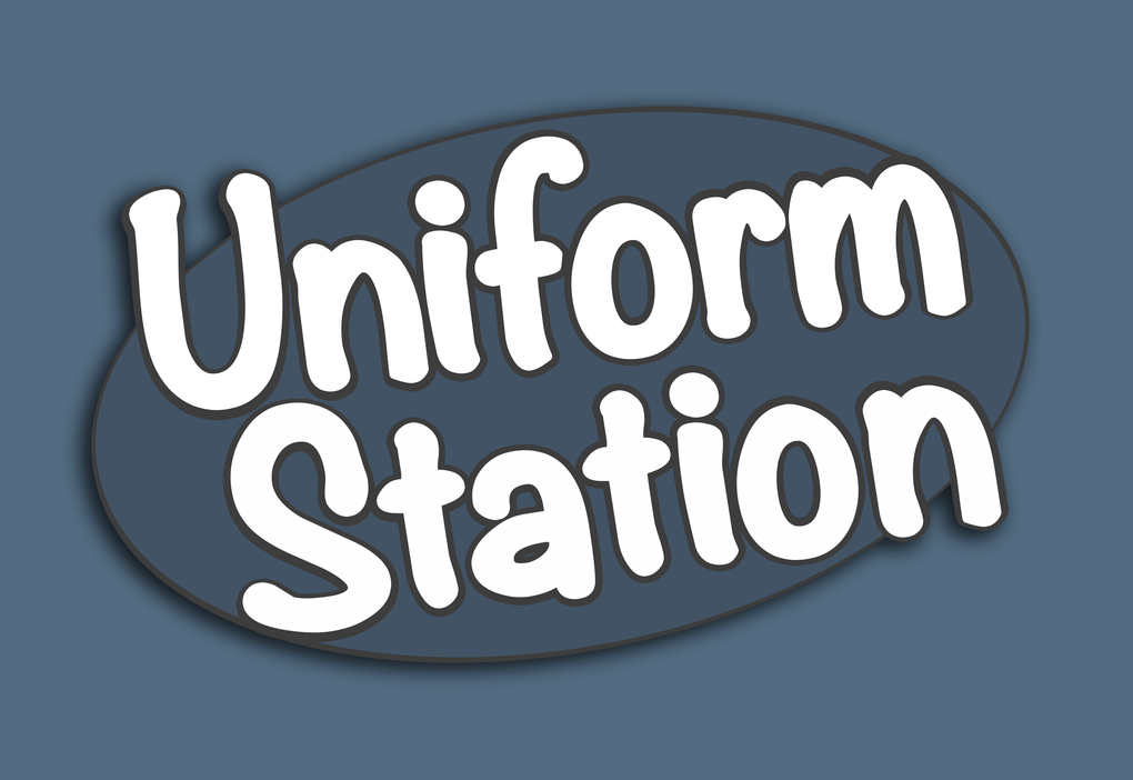 Uniform Station navy blue logo